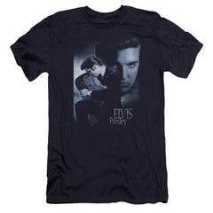 Elvis Presley Reverent Men's Ultra-Soft 30/1 Cotton Slim Short-Sleeve T-Shirt