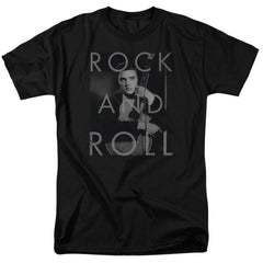 Elvis Presley Rock And Roll Men's 18/1 Cotton Short-Sleeve T-Shirt
