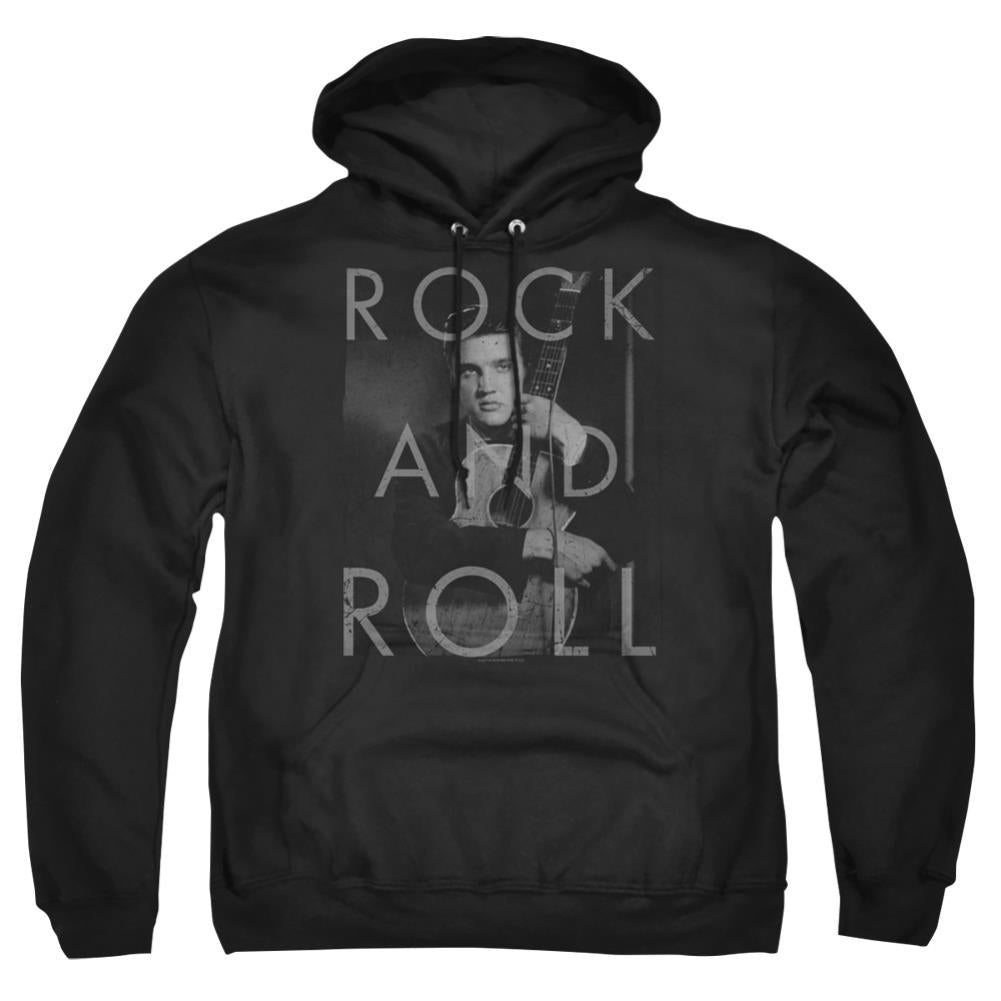 Elvis Presley Rock And Roll Men's Pull-Over 75 25 Poly Hoodie