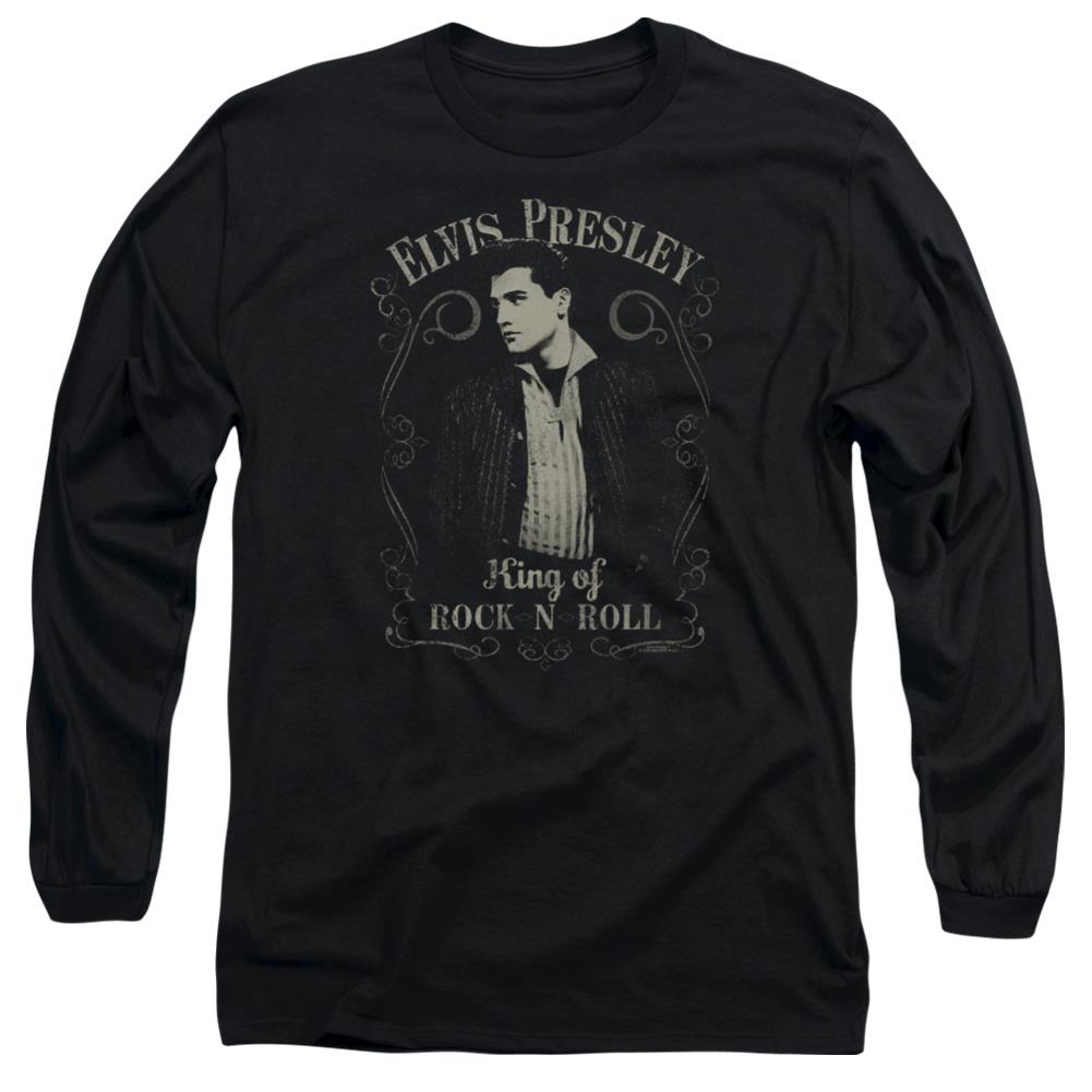 Elvis Presley Rock Legend Men's 18/1 Cotton Long-Sleeve T-Shirt