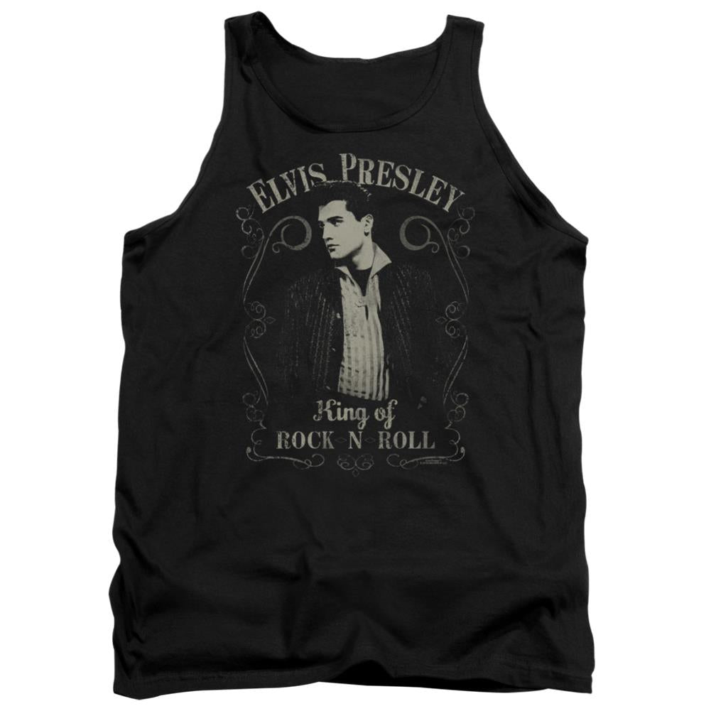 Elvis Presley Rock Legend Men's 18/1 Cotton Tank Top