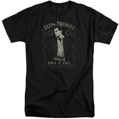 Elvis Presley Rock Legend Men's 18/1 Tall Cotton Short-Sleeve T-Shirt