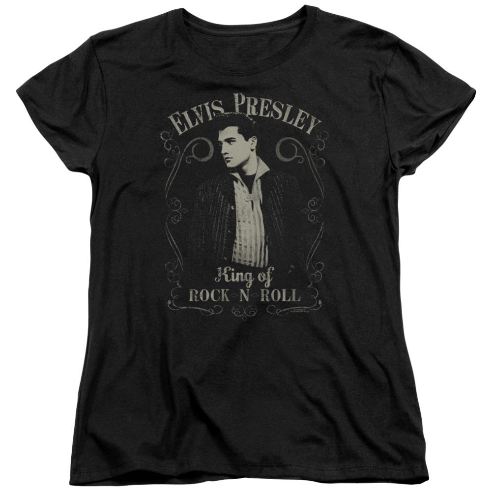 Elvis Presley Rock Legend Women's 18/1 Cotton Short-Sleeve T-Shirt