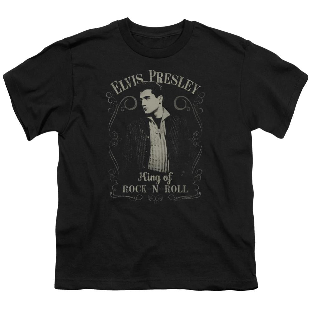 Elvis Presley Rock Legend Youth 18/1 100% Cotton Short-Sleeve T-Shirt