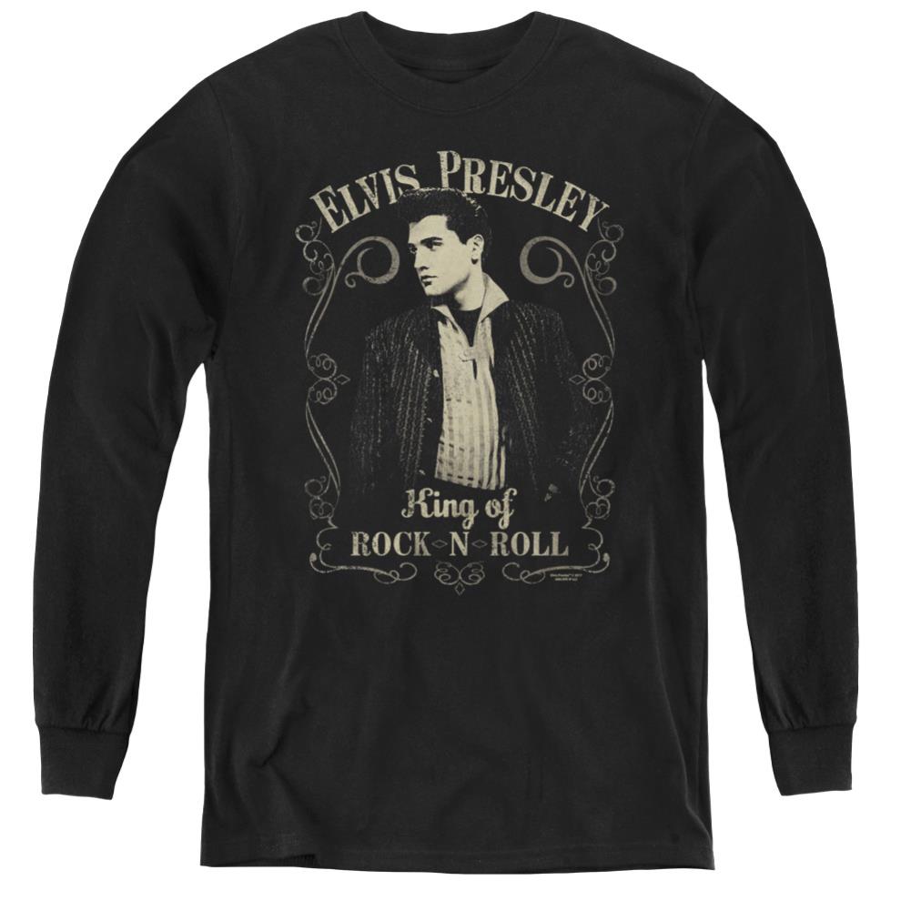 Elvis Presley Rock Legend Youth Long-Sleeve T-Shirt
