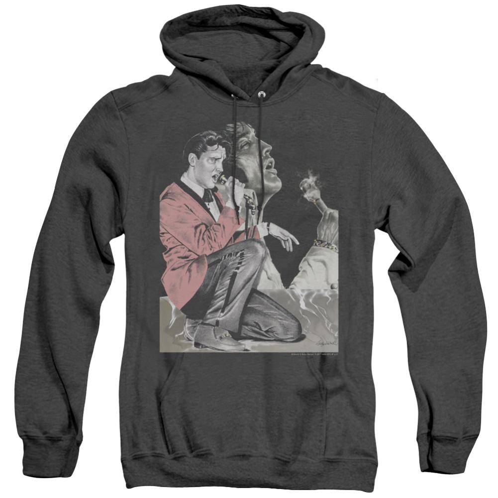 Elvis Presley Rock N Roll Smoke Men's Pull-Over Hoodie