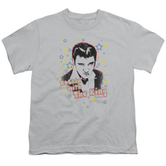 Elvis Presley Rockin With The King Youth 18/1 100% Cotton Short-Sleeve T-Shirt