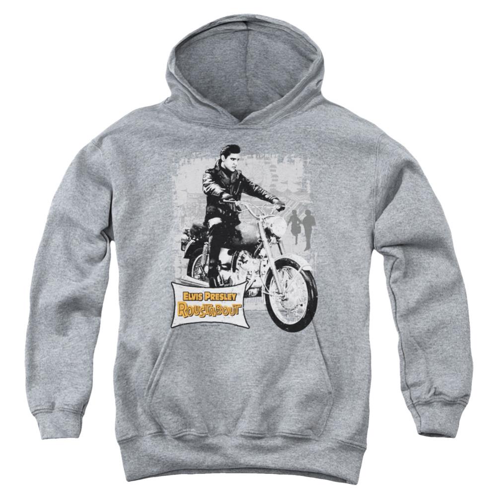 Elvis Presley Roustabout Poster Youth Cotton Poly Pull-Over Hoodie