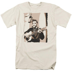 Elvis Presley Sepia Studio Men's 18/1 Cotton Short-Sleeve T-Shirt