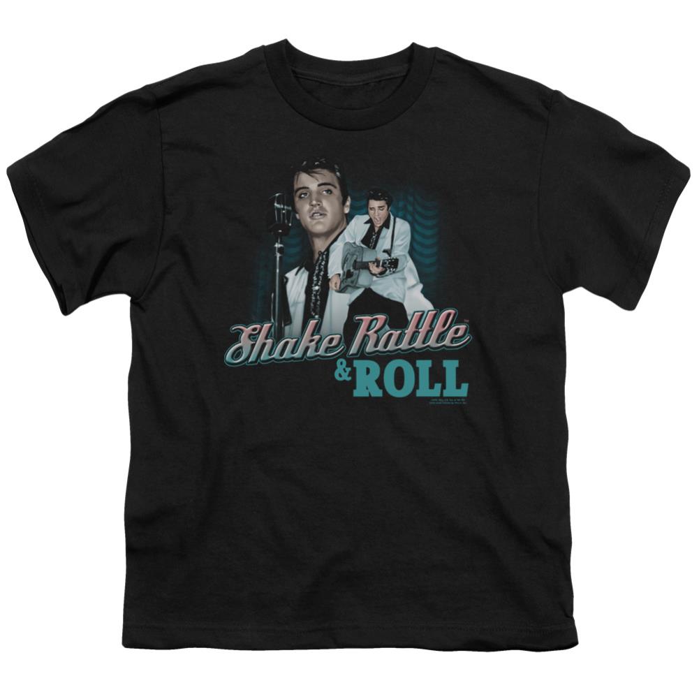 Elvis Presley Shake Rattle & Roll Youth 18/1 100% Cotton Short-Sleeve T-Shirt