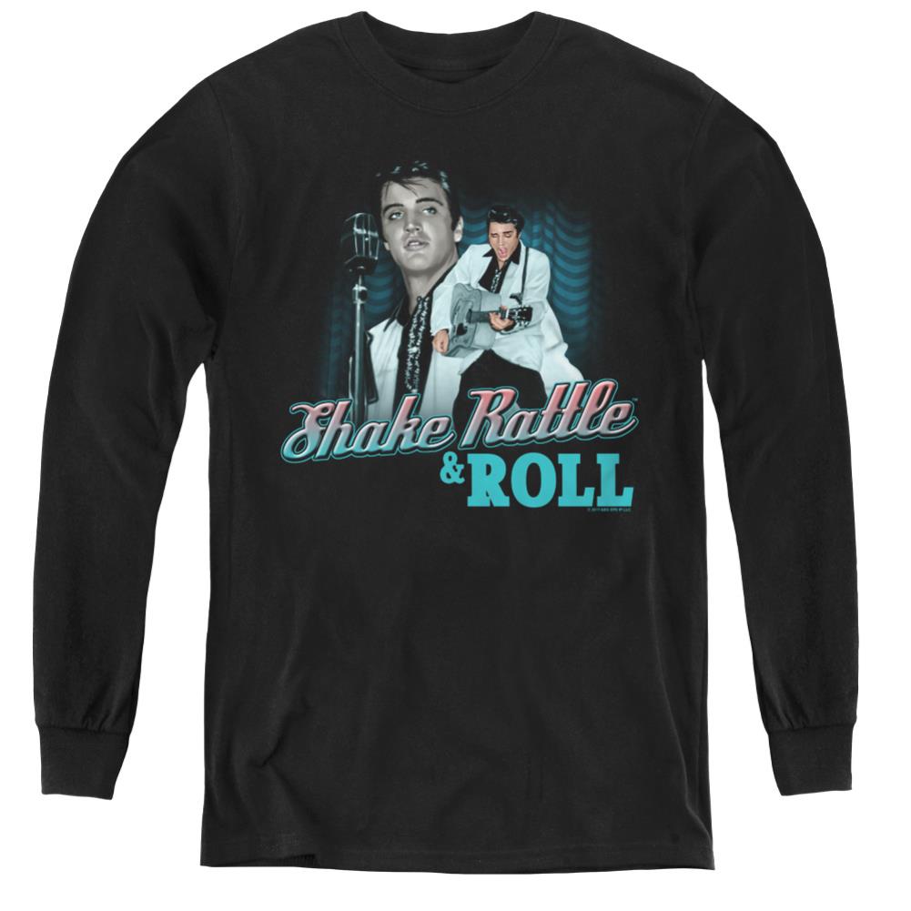 Elvis Presley Shake Rattle & Roll Youth Long-Sleeve T-Shirt