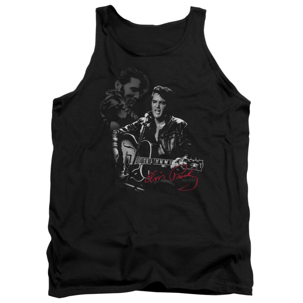 Elvis Presley Show Stopper Men's 18/1 Cotton Tank Top