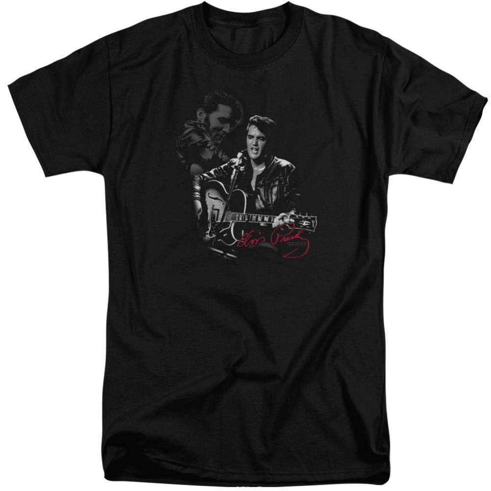 Elvis Presley Show Stopper Men's 18/1 Tall Cotton Short-Sleeve T-Shirt