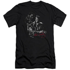Elvis Presley Show Stopper Men's Ultra-Soft 30/1 Cotton Slim Short-Sleeve T-Shirt