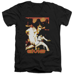 Elvis Presley Showman Men's 30/1 Cotton Slim V-Neck T-Shirt