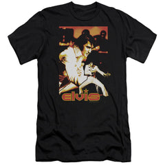 Elvis Presley Showman Men's Ultra-Soft 30/1 Cotton Slim Short-Sleeve T-Shirt