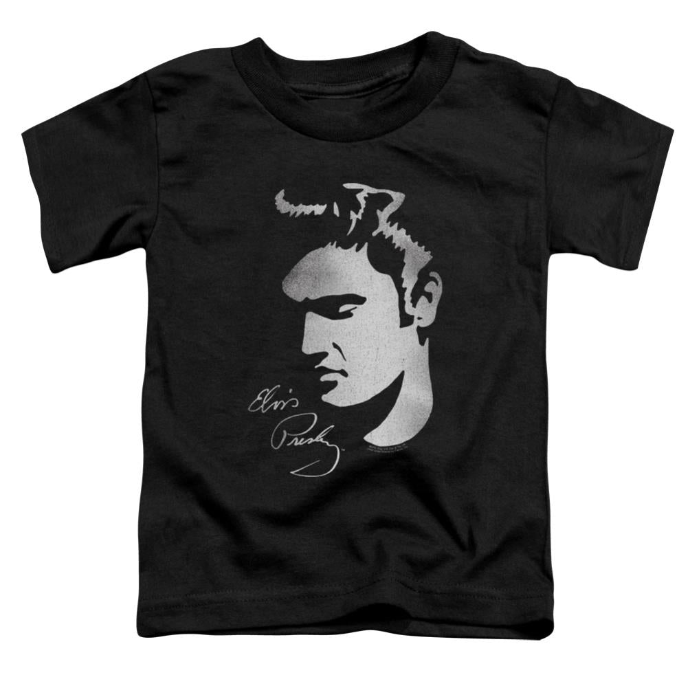Elvis Presley Simple Face Toddler 18/1 Cotton Short-Sleeve T-Shirt