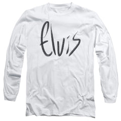 Elvis Presley Sketchy Name Men's 18/1 Cotton Long-Sleeve T-Shirt