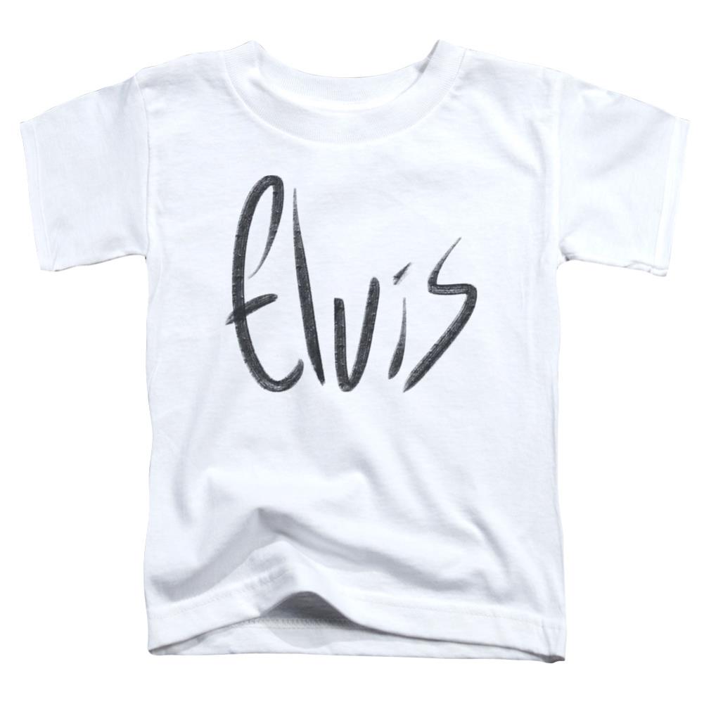 Elvis Presley Sketchy Name Toddler 18/1 Cotton Short-Sleeve T-Shirt