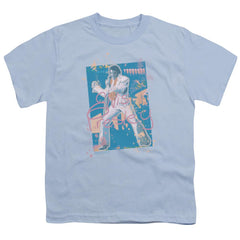 Elvis Presley Splatter Hawaii Youth 18/1 100% Cotton Short-Sleeve T-Shirt