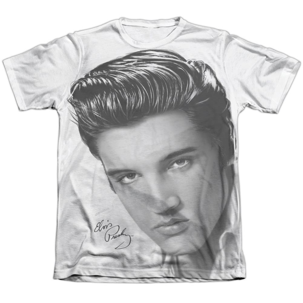 Elvis Presley Stare 2 Men's Regular Fit Poly Cotton Short-Sleeve T-Shirt