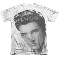 Elvis Presley Stare 2 Men's Regular Fit Poly Cotton Short-Sleeve T-Shirt