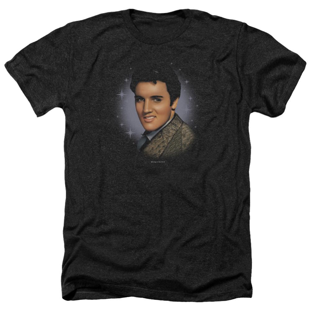 Elvis Presley Starlite Men's 30/1 Heather 60 40 Poly Short-Sleeve T-Shirt