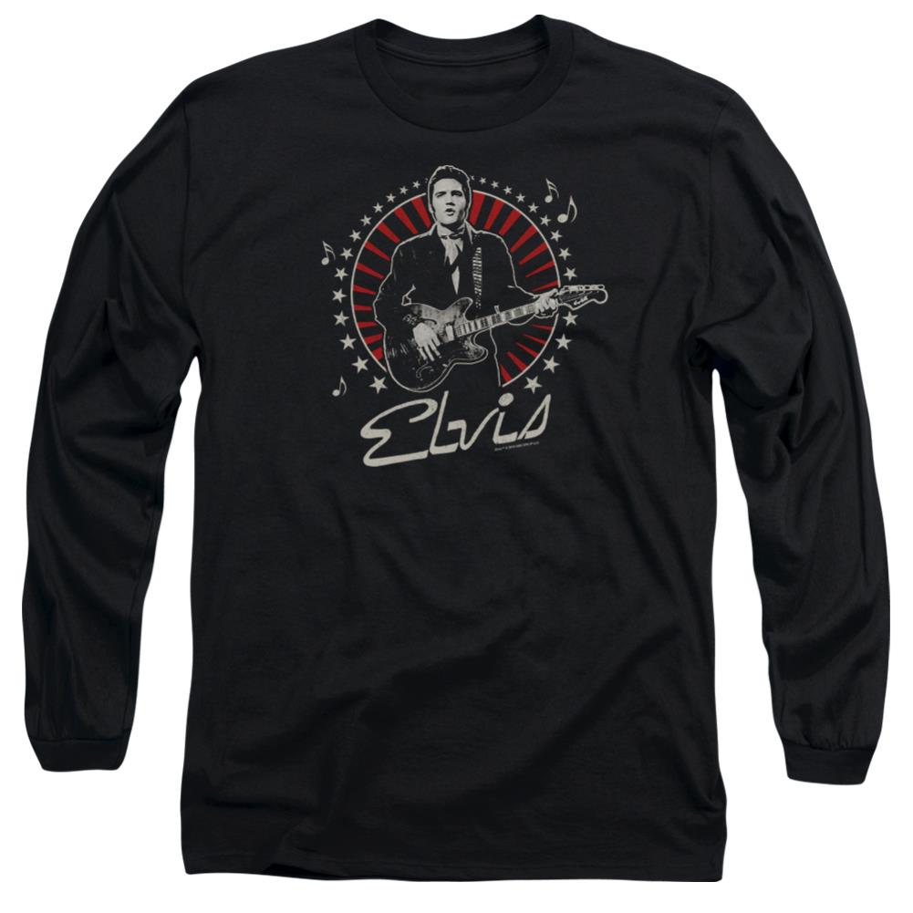 Elvis Presley Stars Men's 18/1 Cotton Long-Sleeve T-Shirt