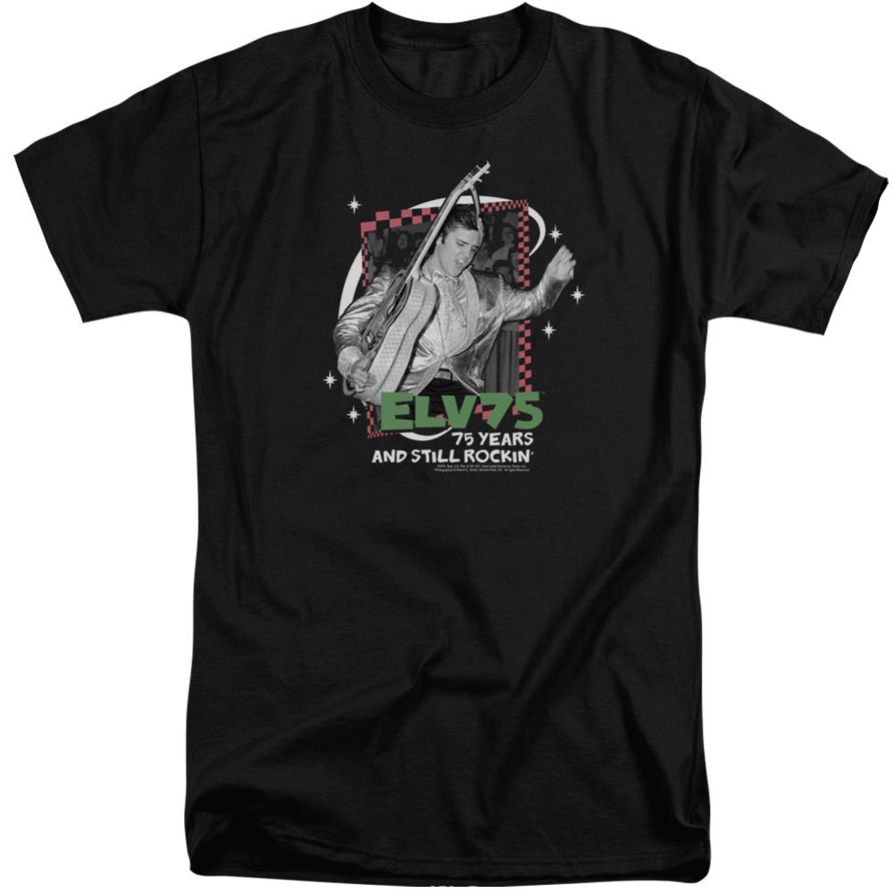 Elvis Presley Still Rockin Men's 18/1 Tall Cotton Short-Sleeve T-Shirt
