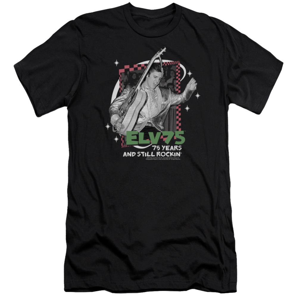Elvis Presley Still Rockin Men's Ultra-Soft 30/1 Cotton Slim Short-Sleeve T-Shirt