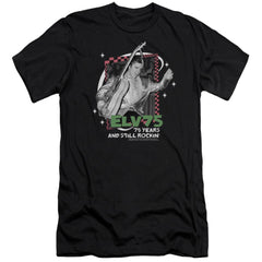 Elvis Presley Still Rockin Men's Ultra-Soft 30/1 Cotton Slim Short-Sleeve T-Shirt