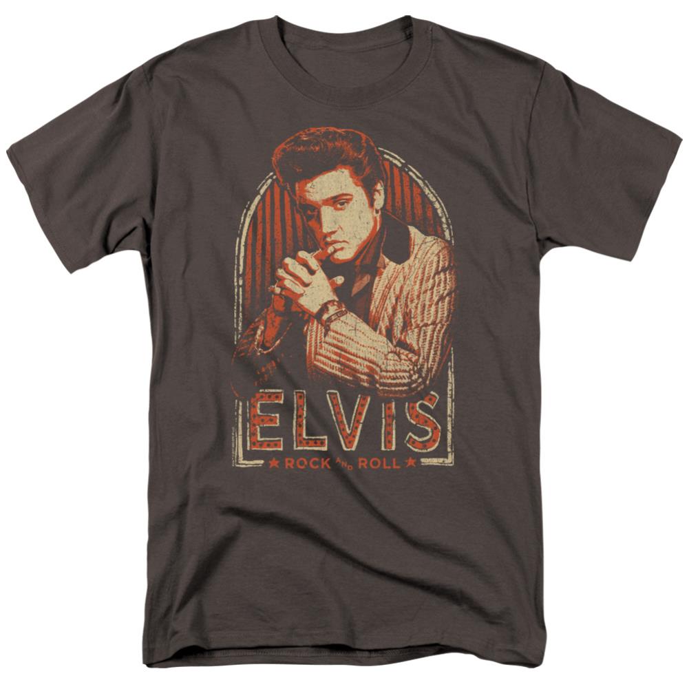 Elvis Presley Stripes Men's 18/1 Cotton Short-Sleeve T-Shirt