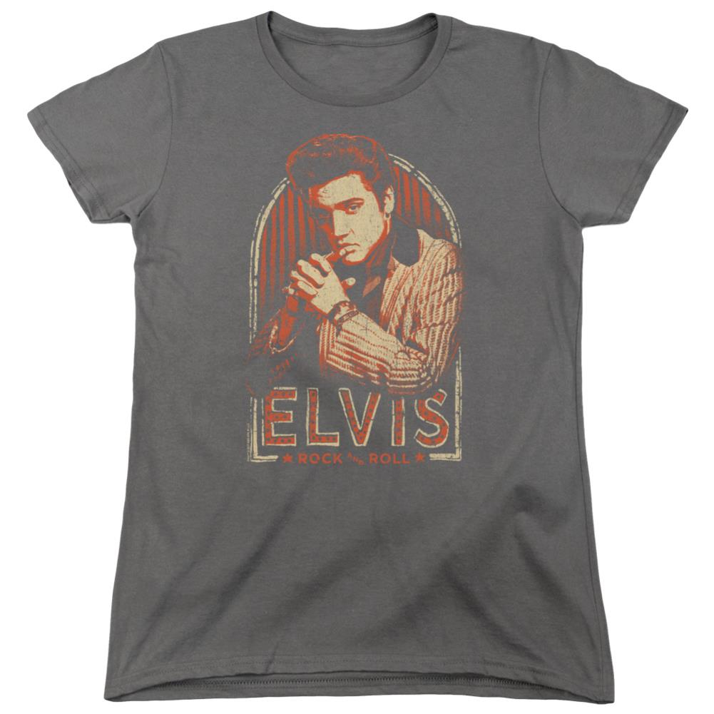 Elvis Presley Stripes Women's 18/1 Cotton Short-Sleeve T-Shirt