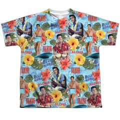 Elvis Presley Surfs Up Youth Regular Fit Poly Short-Sleeve T-Shirt