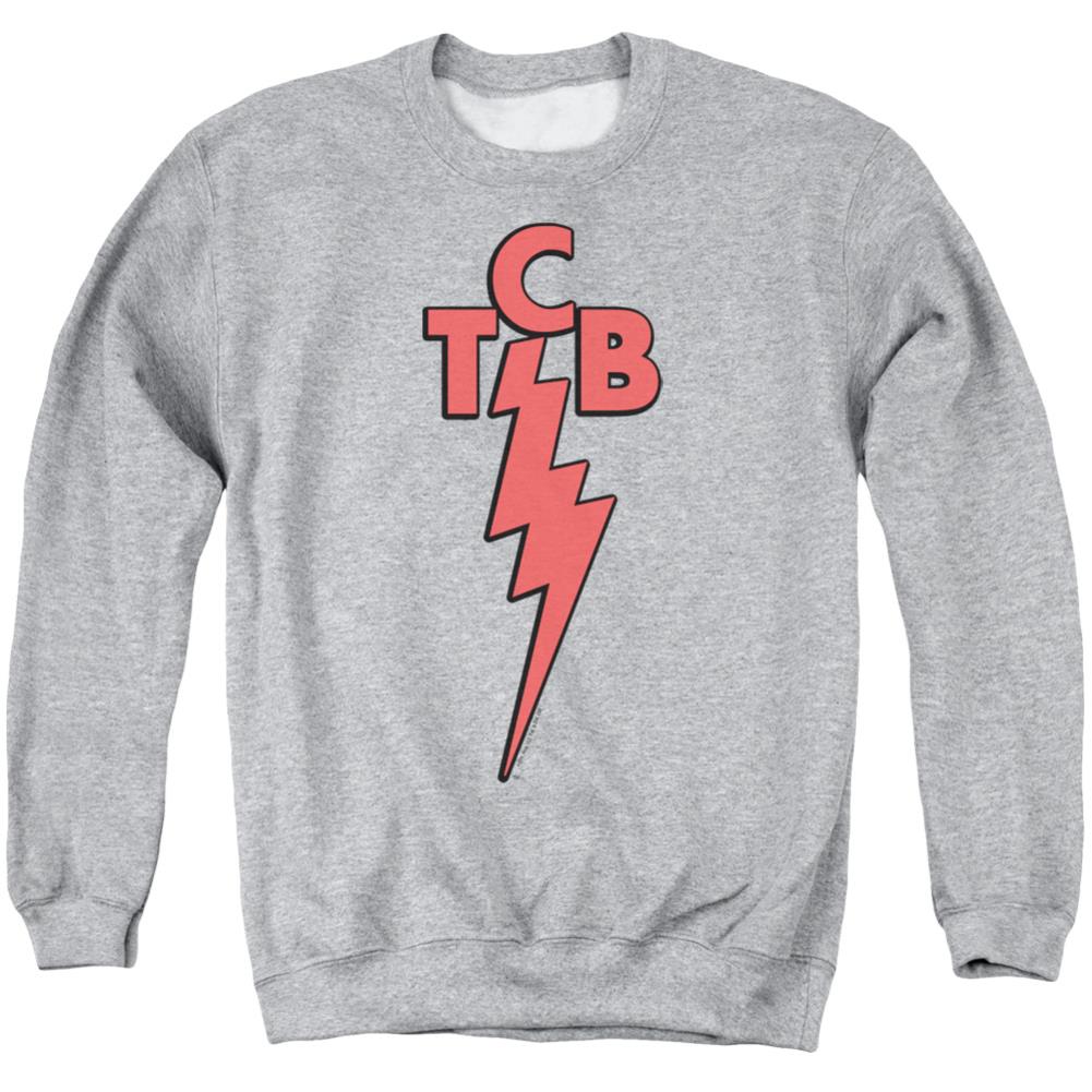 Elvis Presley Tcb Men's Crewneck 50 50 Poly Long-Sleeve T-Shirt