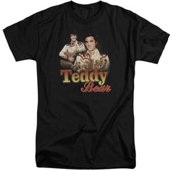 Elvis Presley Teddy Bear Men's 18/1 Tall Cotton Short-Sleeve T-Shirt