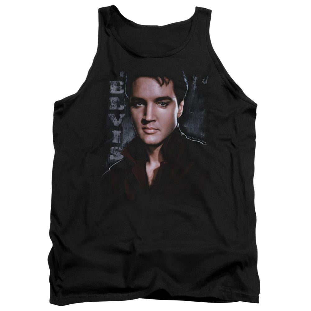 Elvis Presley Tough Men's 18/1 Cotton Tank Top