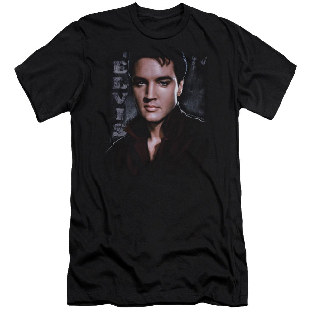 Elvis Presley Tough Men's Ultra-Soft 30/1 Cotton Slim Short-Sleeve T-Shirt