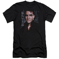 Elvis Presley Tough Men's Ultra-Soft 30/1 Cotton Slim Short-Sleeve T-Shirt