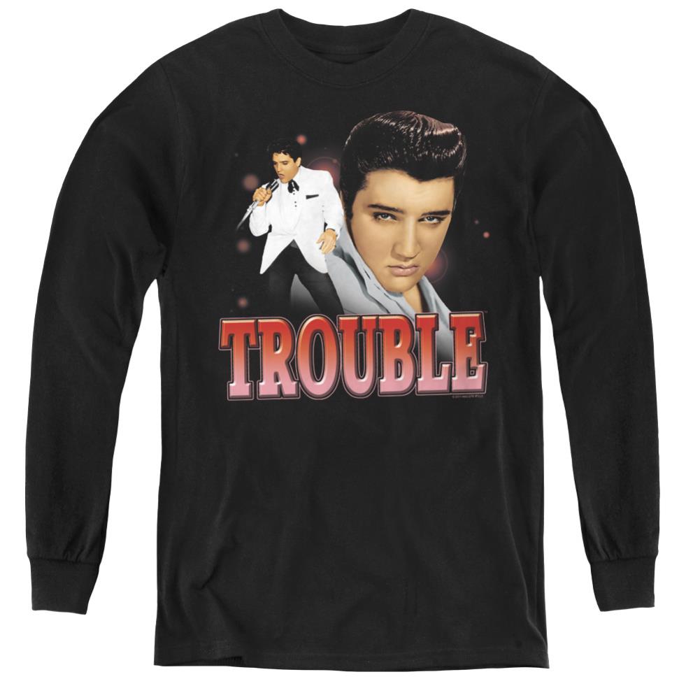 Elvis Presley Trouble Youth Long-Sleeve T-Shirt