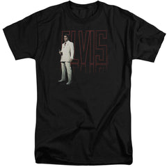 Elvis Presley White Suit Men's 18/1 Tall Cotton Short-Sleeve T-Shirt