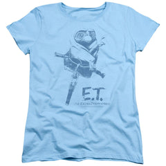 E.T. The Extra-Terrestrial Bike Women's 18/1 Cotton Short-Sleeve T-Shirt