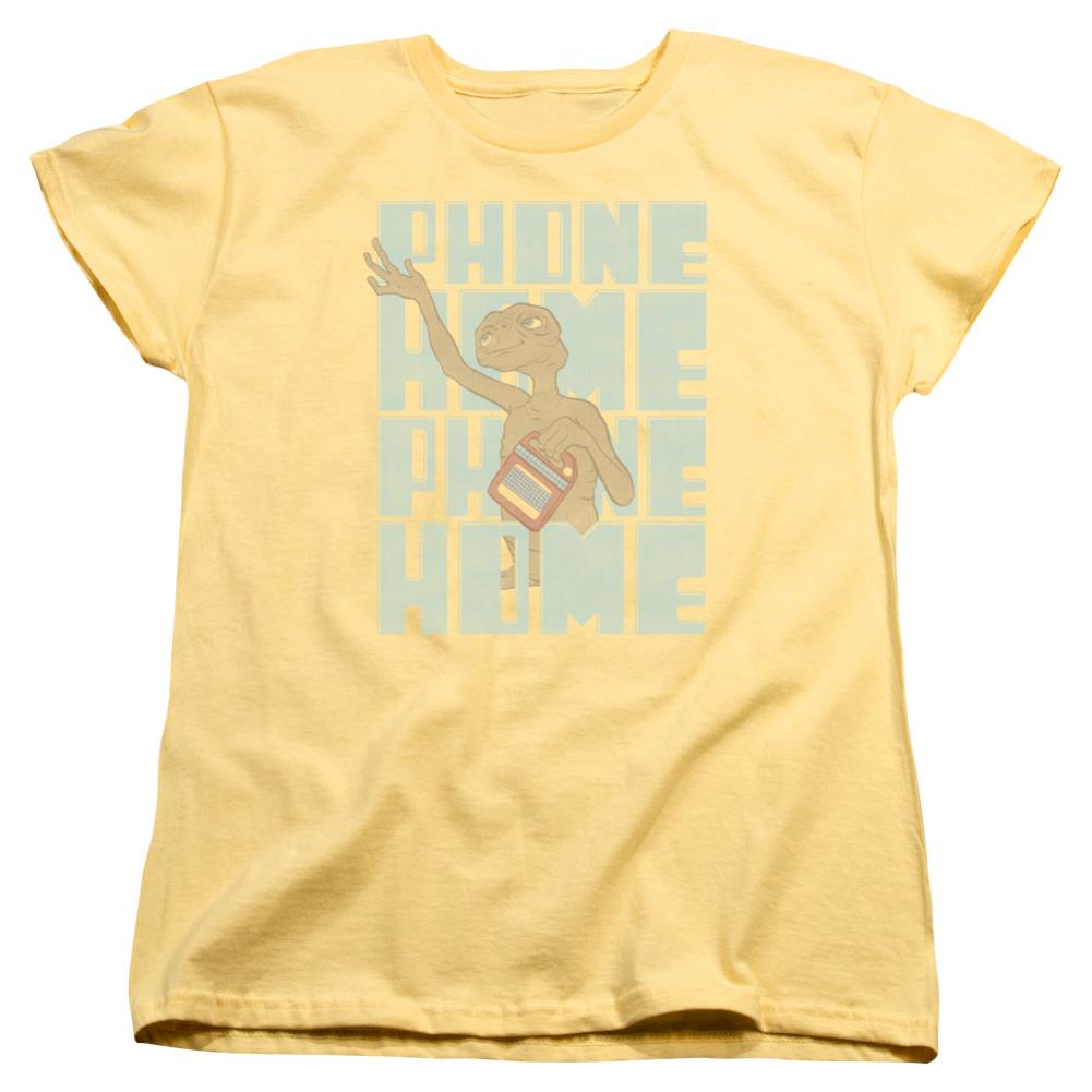 E.T. The Extra-Terrestrial Dropped Calls Women's 18/1 Cotton Short-Sleeve T-Shirt