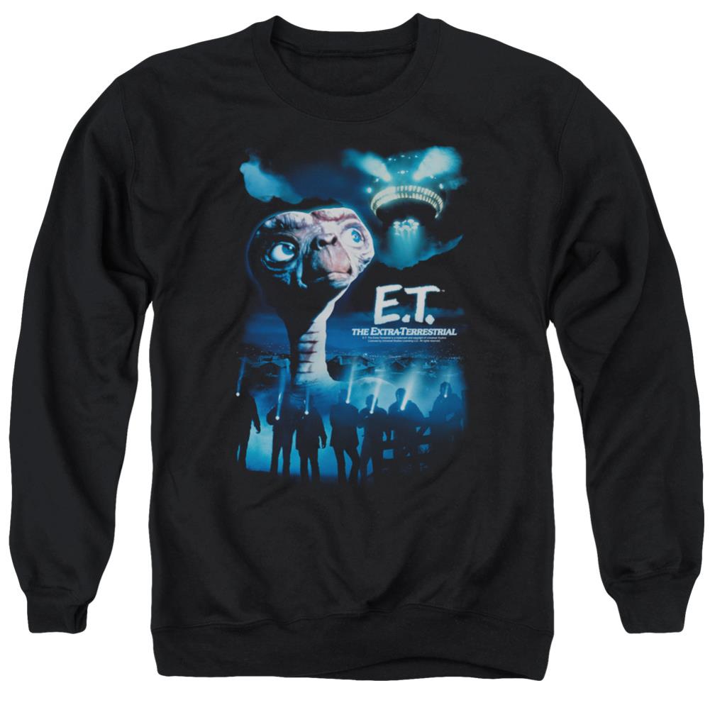 E.T. The Extra-Terrestrial Going Home Men's Crewneck 50 50 Poly Long-Sleeve T-Shirt