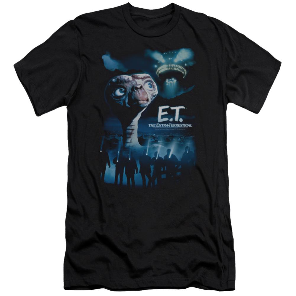 E.T. The Extra-Terrestrial Going Home Men's Ultra-Soft 30/1 Cotton Slim Short-Sleeve T-Shirt