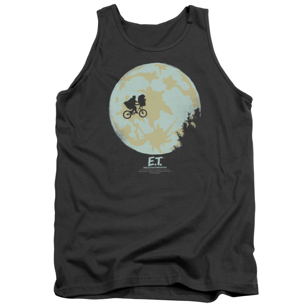 E.T. The Extra-Terrestrial In The Moon Men's 18/1 Cotton Tank Top