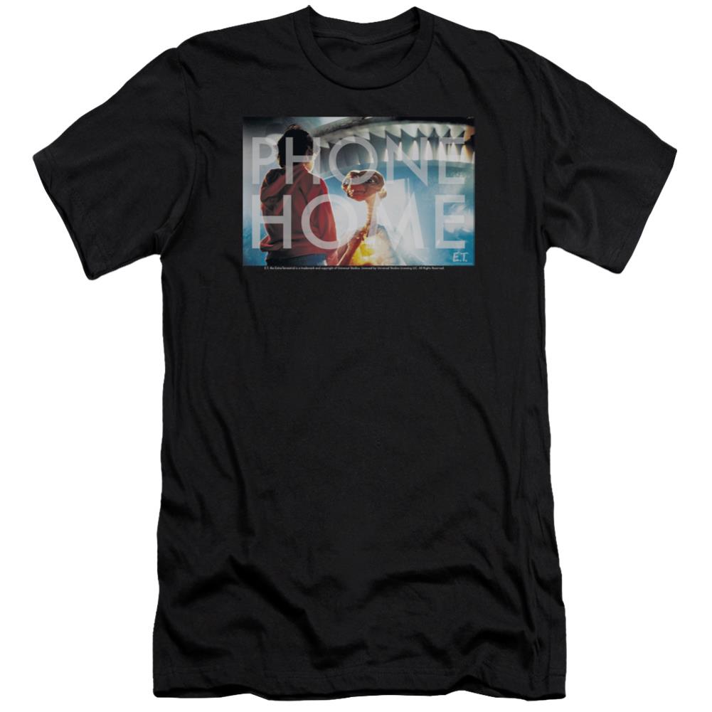 E.T. The Extra-Terrestrial Knockout Men's Ultra-Soft 30/1 Cotton Slim Short-Sleeve T-Shirt