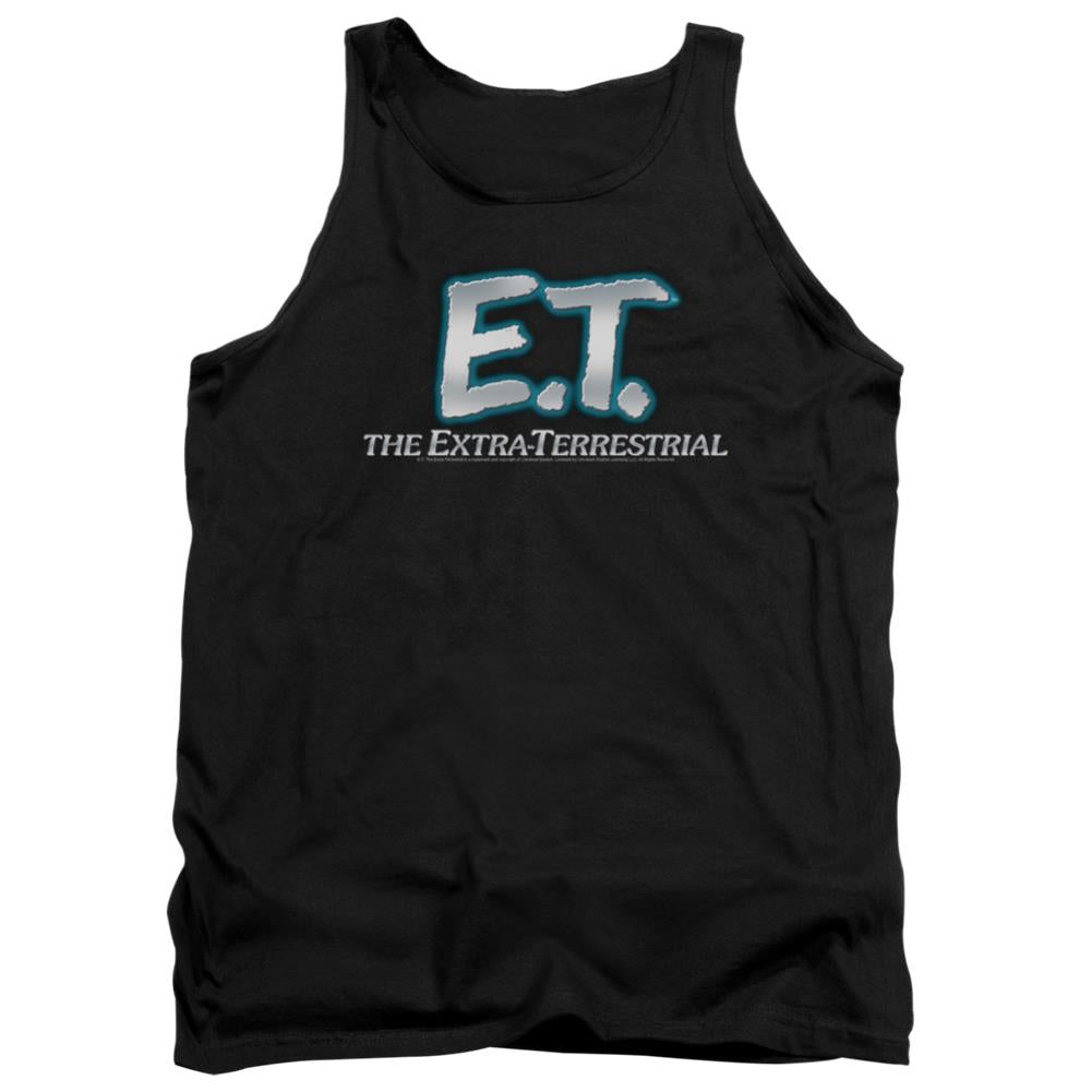 E.T. The Extra-Terrestrial Logo Men's 18/1 Cotton Tank Top