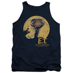 E.T. The Extra-Terrestrial Moon Frame Men's 18/1 Cotton Tank Top