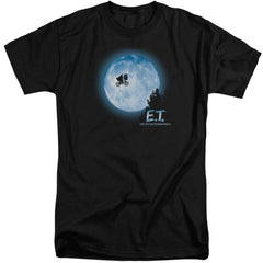 E.T. The Extra-Terrestrial Moon Scene Men's 18/1 Tall Cotton Short-Sleeve T-Shirt